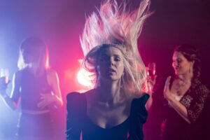 young woman dancing